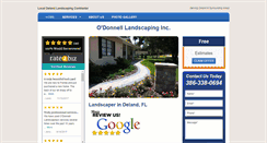 Desktop Screenshot of landscapingdeland.com